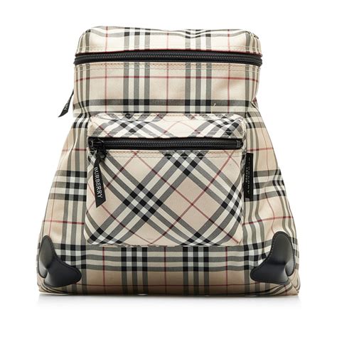 burberry house check backpack|burberry medium rucksack backpack.